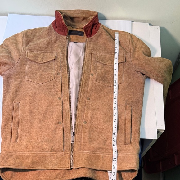 John Varvatos, Tan Suede Jacket - Picture 10 of 11